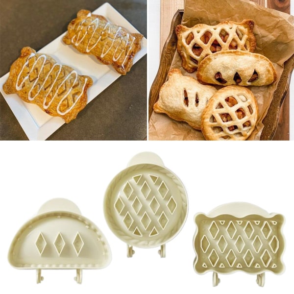 Taikinapuristin Pocket Pie Molds PUOLIPYÖREÄ PUOLIPYÖREÄ half round