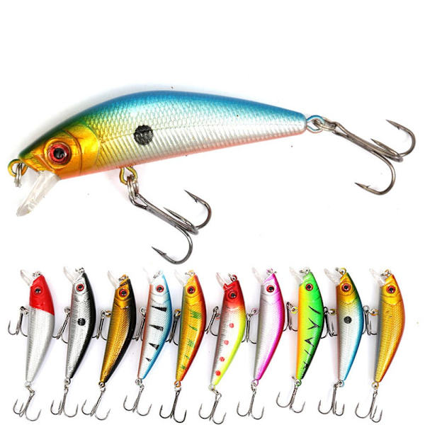 Minnow Fishing Lures Wobbler Jig Bait 3 3 3