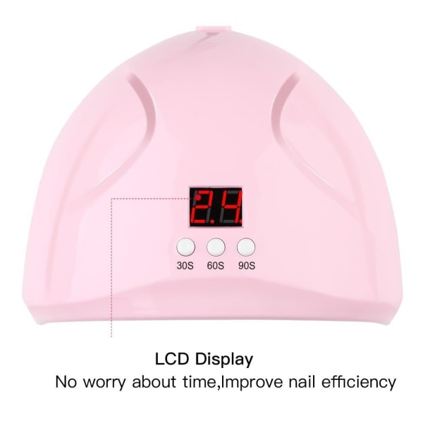 Nageltork UV LED Nagellampa ROSA pink