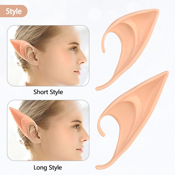 4Pairs Elf Ears Fairy Ears Lifelike