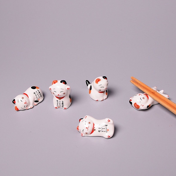 Japansk spisepindeholder Lucky Cat 1 1 1