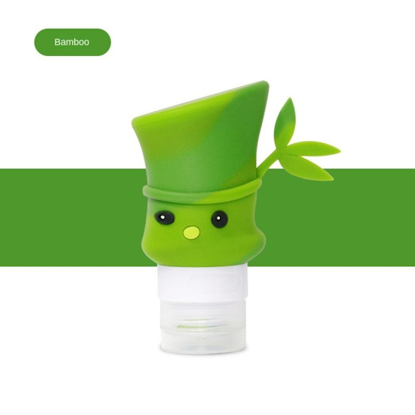 60/90ml silikonflaska tomma flaskor GRÖN green