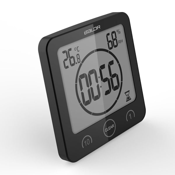 Digitalt bruseur Ur Timer SORT Black