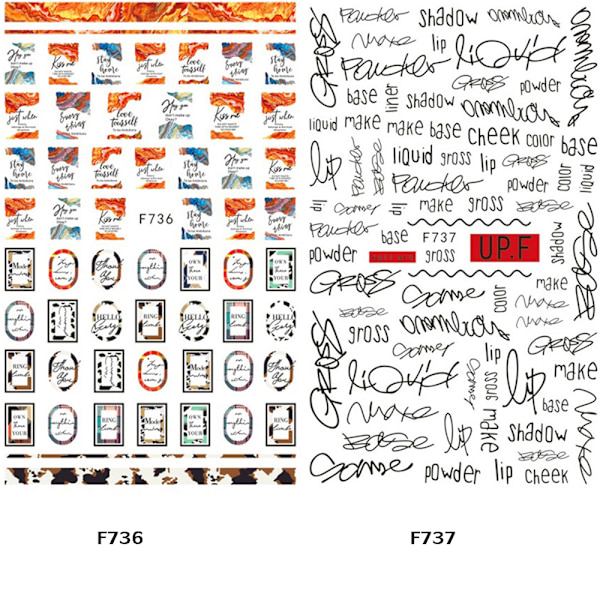 Kynsitarrat Slider Wrap Decals F733 F733