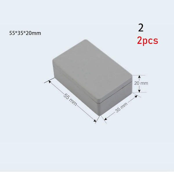 1/2 kpl elektronisen projektilaatikon vedenpitävä cover 2pcs Style 2