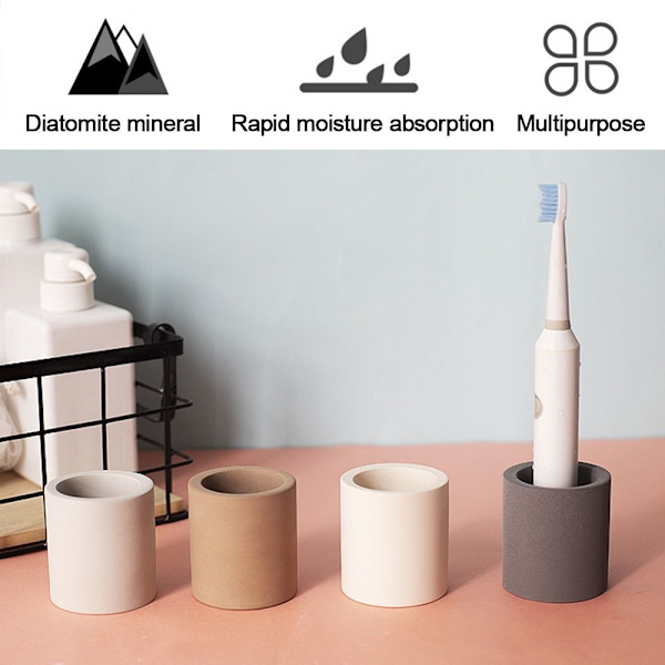 Elektrisk tandborsthållare Tandborstbas BEIGE beige