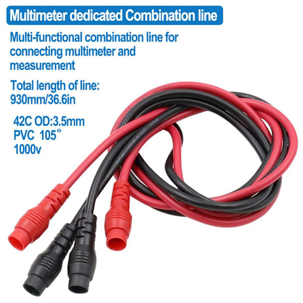 16 kpl 1 set Universal Digital Multimeter Probe 90cm neula