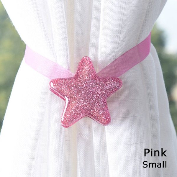 Stjerneform Gardinspenne ROSA1-LITEN ROSA1-LITEN Pink1-Small