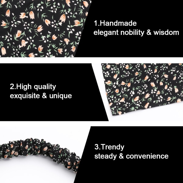 Blomstertrykk Bandanas Hårskjerf C-05 C-05