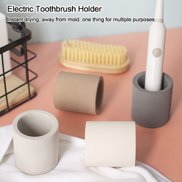 Elektrisk tandborsthållare Tandborstbas BEIGE beige