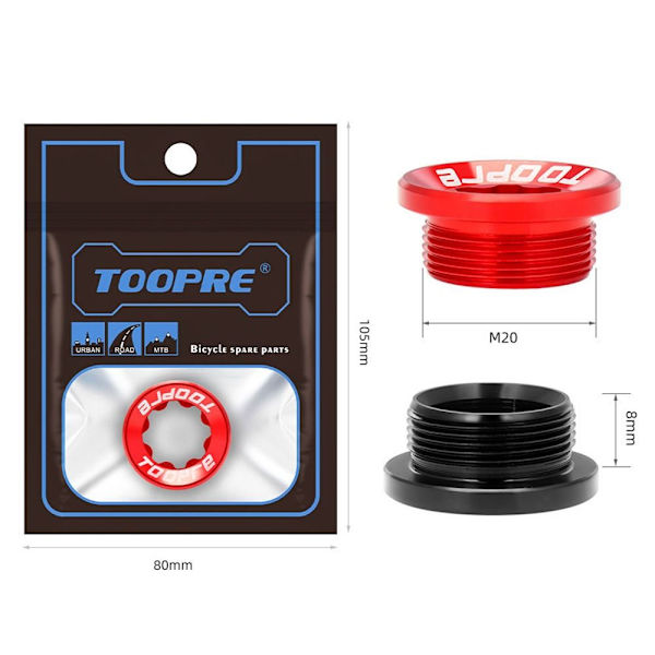CNC Skrue Krankdæksel MULTICOLOR 2STK BOLTE 2STK BOLTE Multicolor 2pcs Bolts-2pcs Bolts