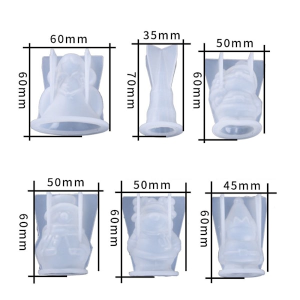 Jul Silikone Form Krystal Resin Form A