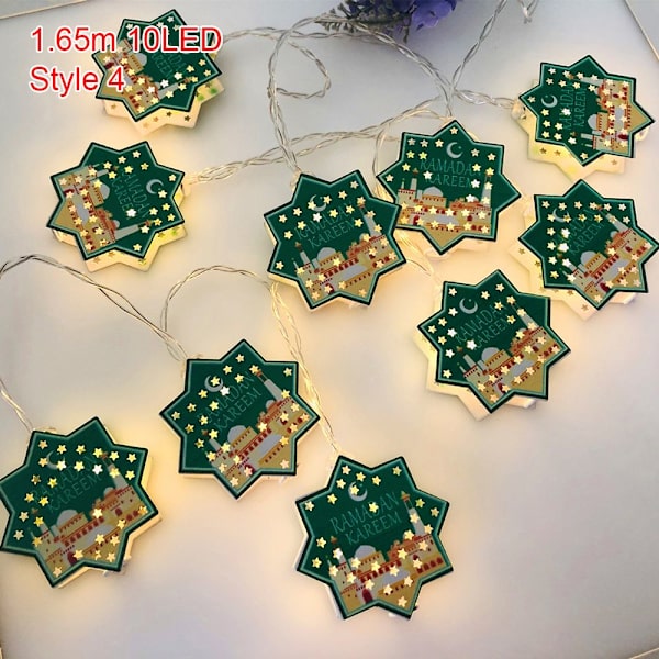 1,65 m 10LED LED String Light Ramadan Lantern STIL 4 STIL 4 Style 4