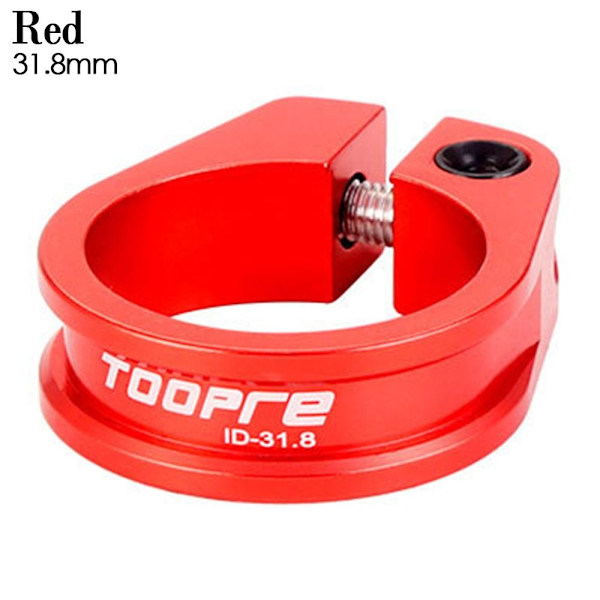 Pyörän istuinpidike Polkupyörän satulatolppakiinnikkeet PUNAINEN 31.8MM Red 31.8mm