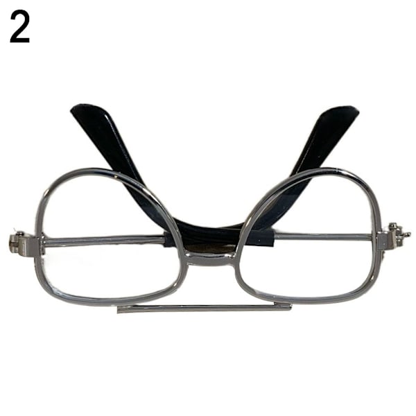 Cute Heart Frame Plush Doll Eyeglasses 2 2 2