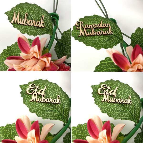 15st/ Set Ramadan Kareem Dekoration Träprydnader JM01338 JM01338