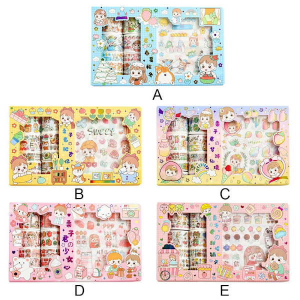 10*10 cm set Käsikirjatarrasarja EE E