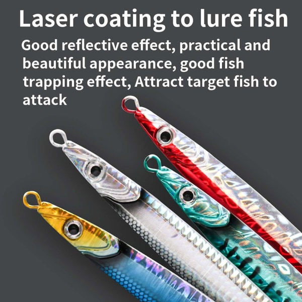 Metallfiske lokke Jig Agn FARGE C FARGE C Color C