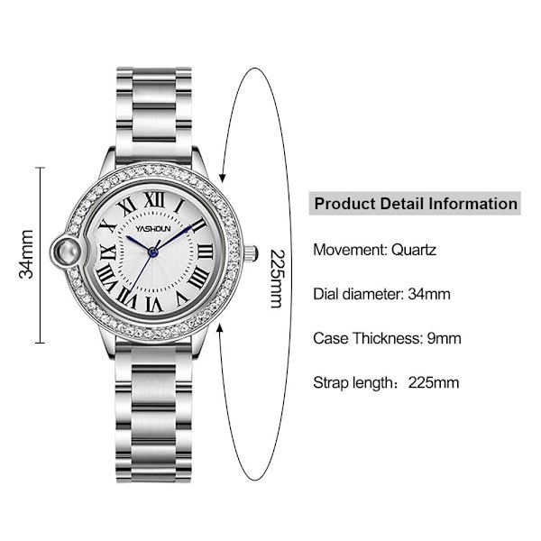 Naisten watch Quartz WristWatch Quartz Watch