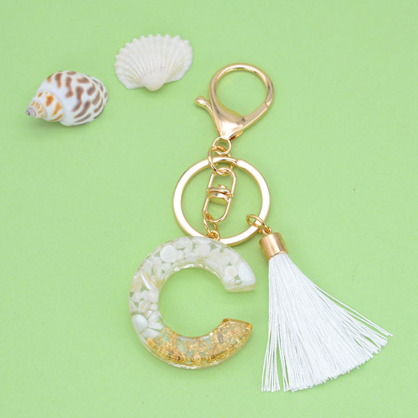 Letter Keychain Alphabet Avaimenperä P P P