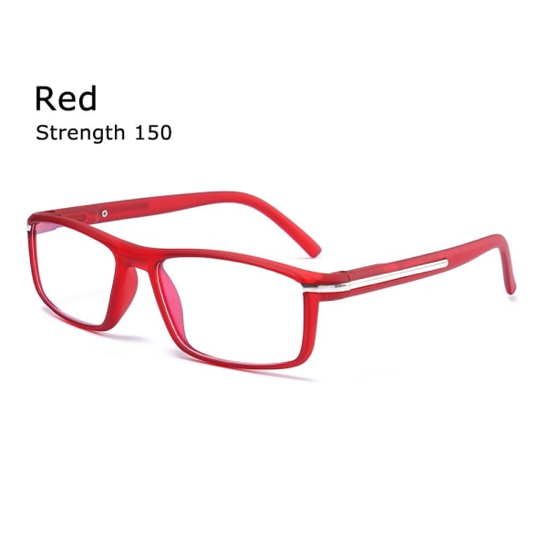Läsglasögon Anti-blå ljusglasögon RÖD STYRKA 150 red Strength 150