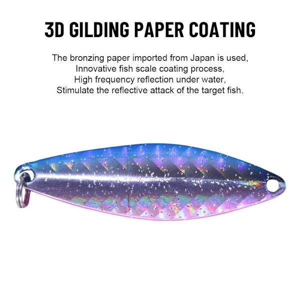 VIB Fishing Lures fjäder Metallskedar 11GD D 11gD