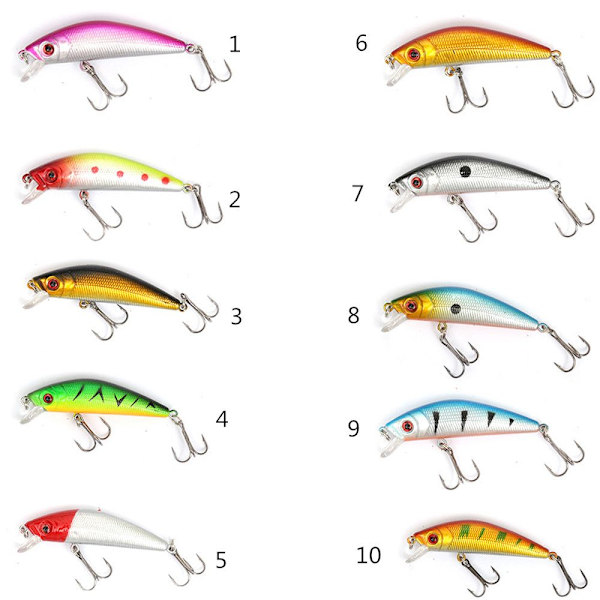 Minnow Fishing Lures Wobbler Jig Bait 3 3 3