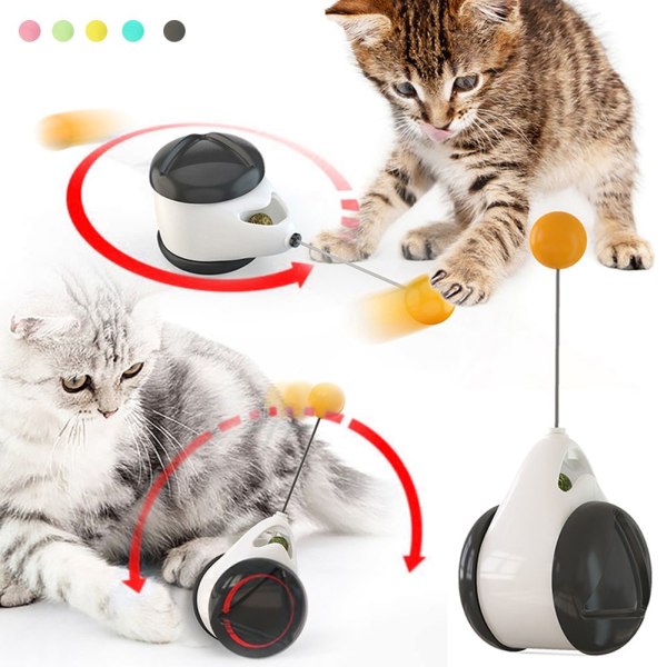Tumbler Cat Toy Balansert Bil GRØNN green