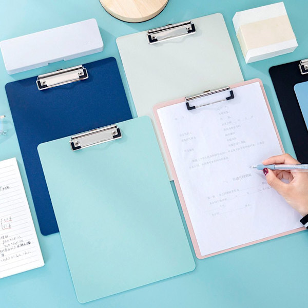 A4 Mapp Board Urklipp BLÅ Blue