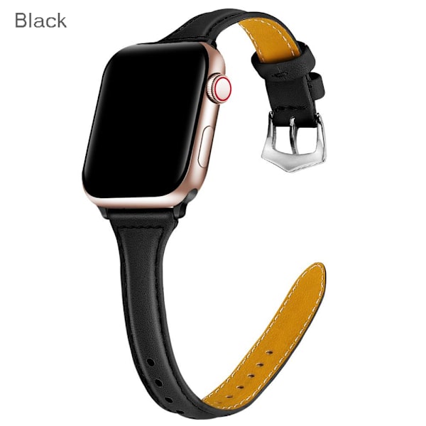 Aito nahkaranneke Rannekoru MUSTA 42/ WATCH Black