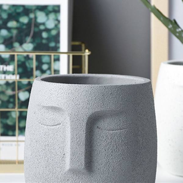 Pohjoismainen kukkaruukku GREY L L grey L-L