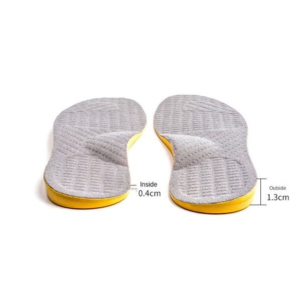 Ortopediska innersulor O-formade benkorrigering GRÅ 39-40 39-40 grey 39-40-39-40