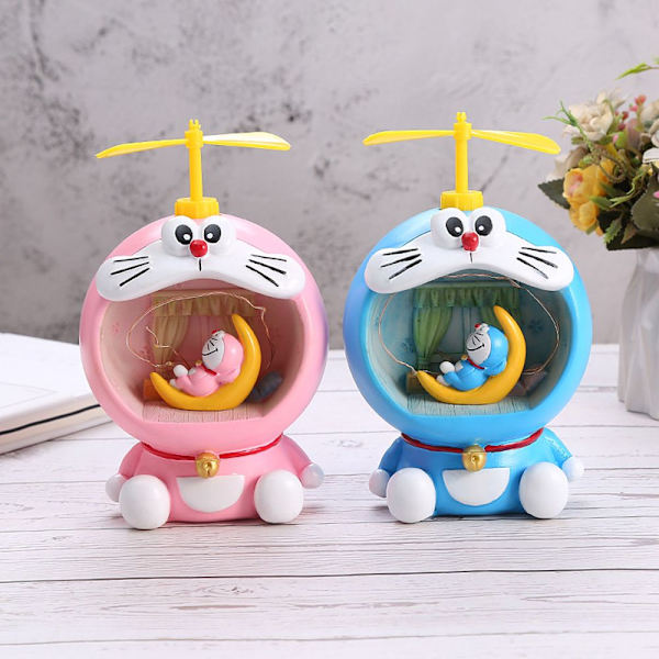 Doraemon LED Star Night Light Jingle Cat Lights PINK A A pink A-A