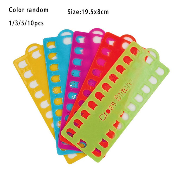Plast trådbrett broderi tanntråd Organizer 10 STK 10pcs