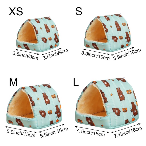 Hamsterhus Smådyr Soveseng TYPE3-S Type3-S