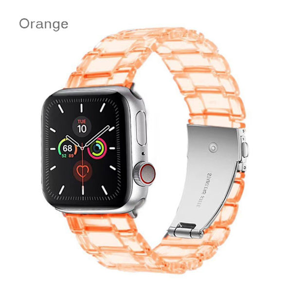 Watch Transparent Strap ORANGE 42/44MM Orange