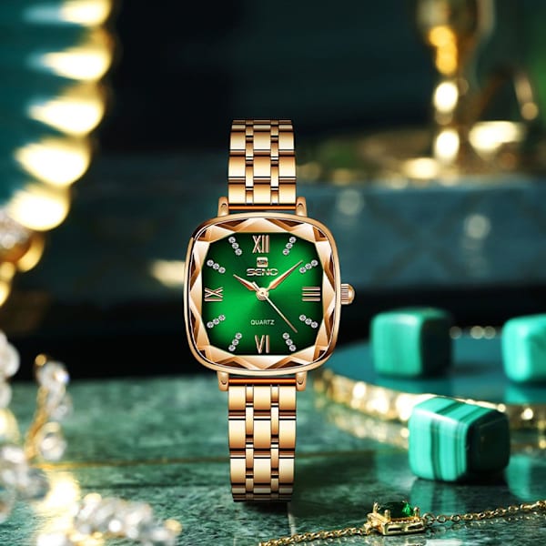Naisten watch Quartz WristWatch GREEN green