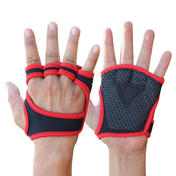 Gym Handskar Handledsträning Fitness RÖDA L Red L