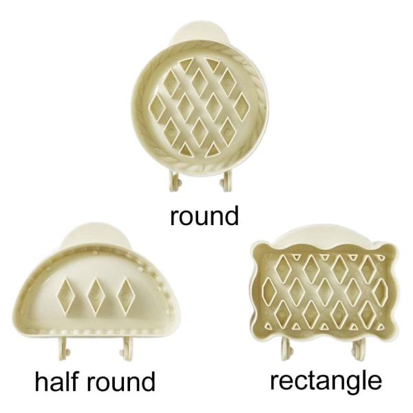 Taikinapuristin Pocket Pie Molds PUOLIPYÖREÄ PUOLIPYÖREÄ half round