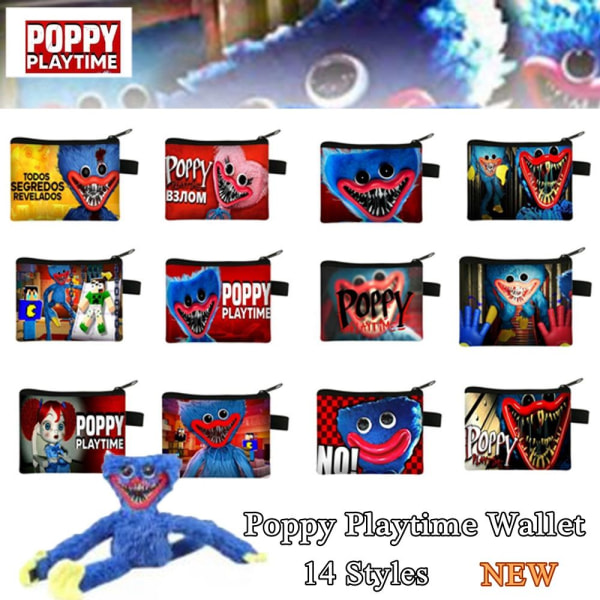 Poppy Playtime Wallet Cartoon Coin Pouch STYLE 11 Style 11
