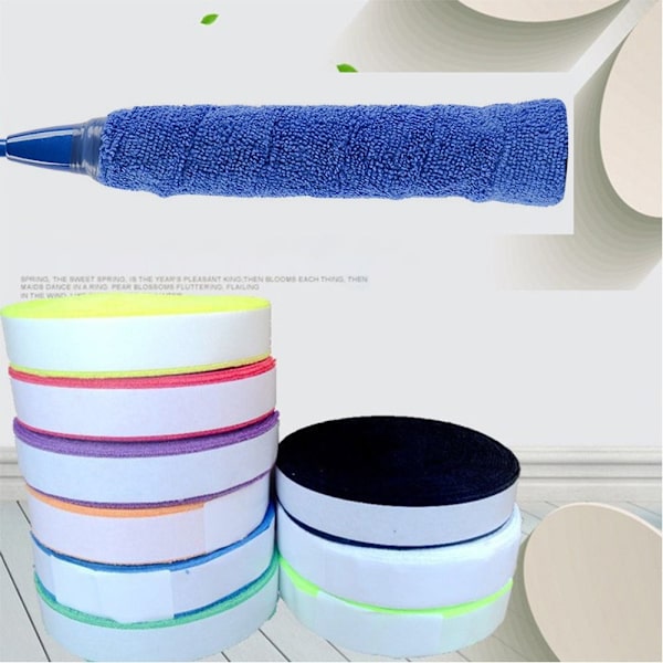 Badmintonracket Overgrips Handduksvettband GUL yellow