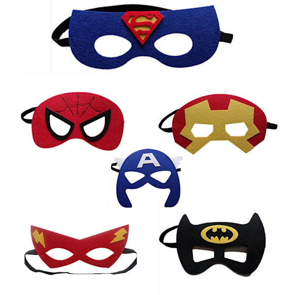 Halloween maske filt øjenmaske 1 1 1