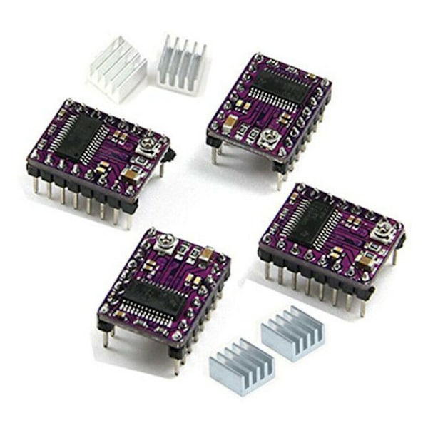 2 stk trinmotor driver driverkort elektronisk komponent