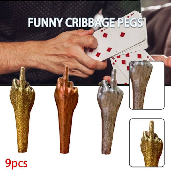 9st Game Pegs Cribbage Board Pegs ROCK AND ROLL ROCK AND ROLL Rock and roll