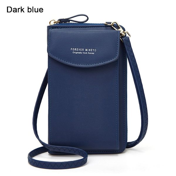 Axelremsväska Mobiltelefonväskor MÖRKBLÅ dark blue