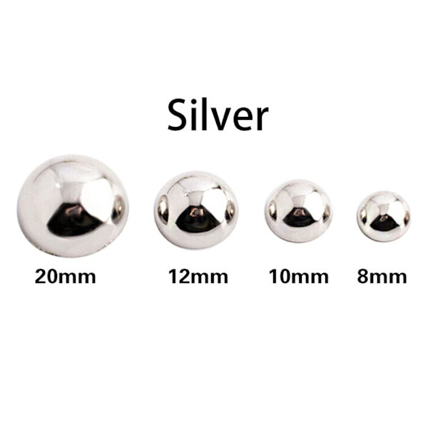 Svampskruv plaggnitar SVART 12MM Black 12mm