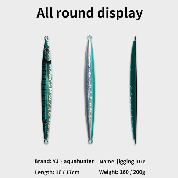 Metallikalastusuistimen jigisyötti VÄRI B VÄRI B Color B