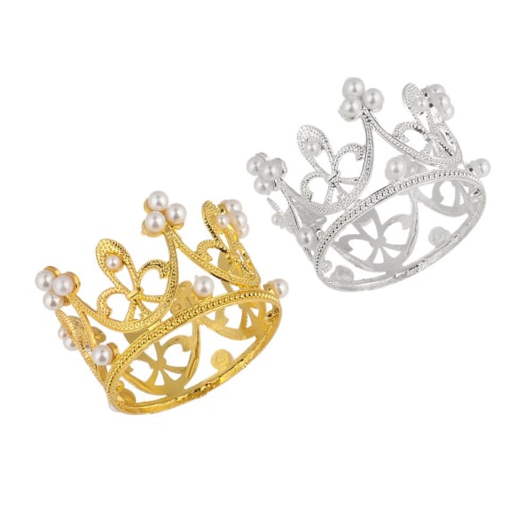 Crown Krystalkugle Holder Metal Display Stand GULD SMALL CROWN gold small crown-small crown