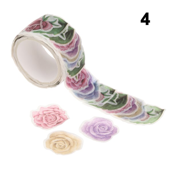 Washi tape blomsterblade papirer 4