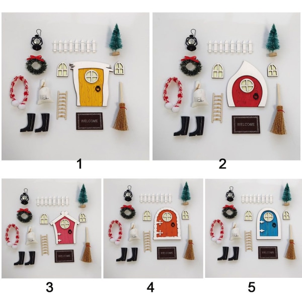 Elf Door Set Nukkekodin tarvikkeet 1 1 1